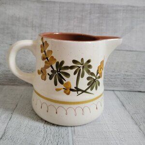 Vintage Stangl Pottery Golden Blossom Creamer Small Pitcher 3.5" Hand-Painted Fl